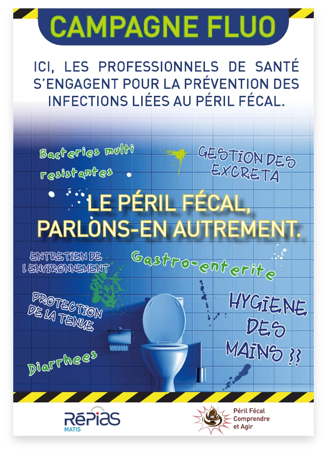 Affiche campagne fluo