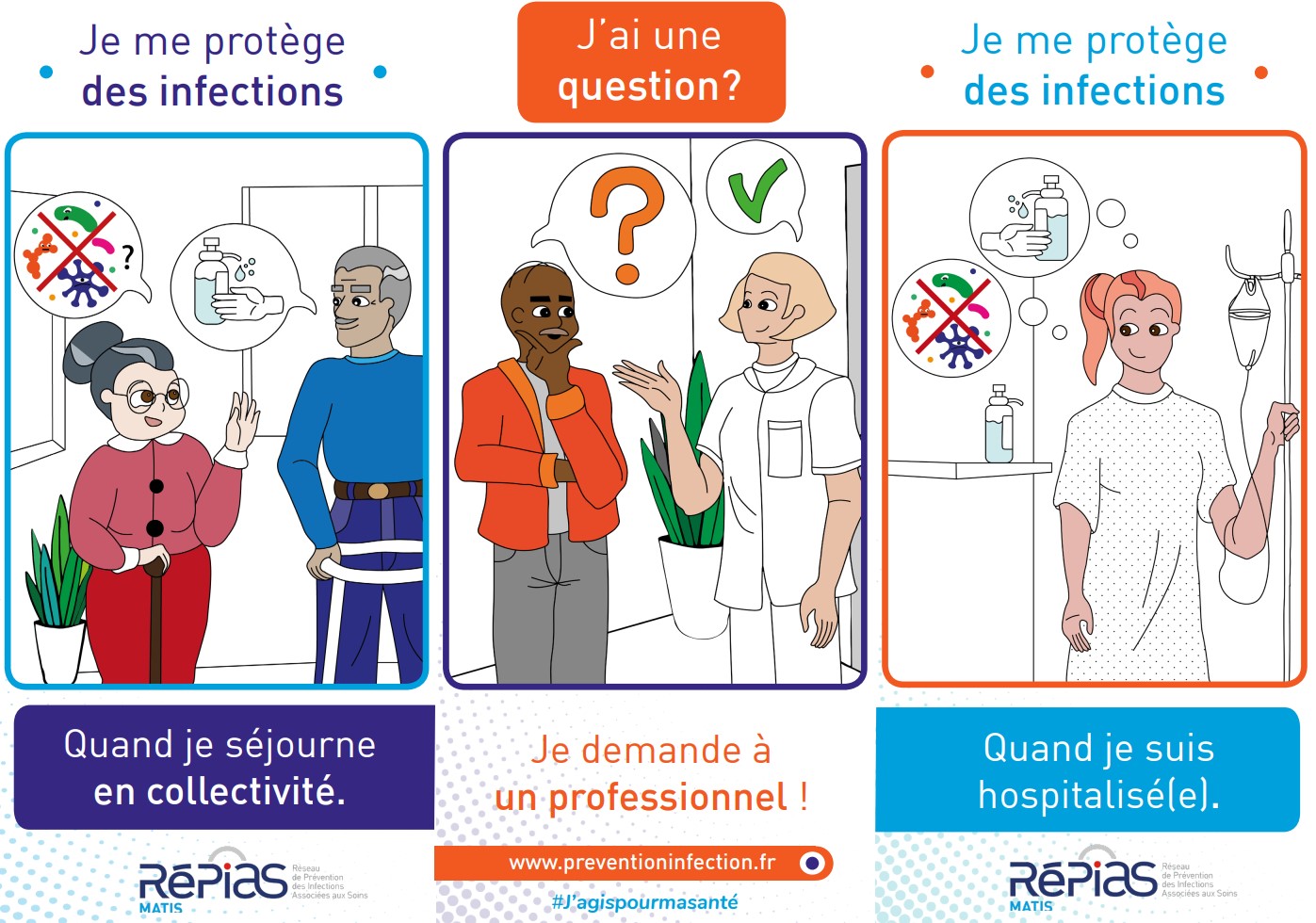 affiche hygiene des mains